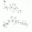 KFX450R (KSF450-BDF) Глушитель