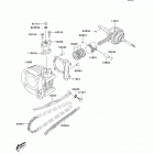 KFX90 (KSF90-ACF) Коленвал и поршни