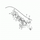 Mini DS 50 2-strokes Rear brake 166-20