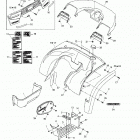 Quest, Blue/bleu Кузовные детали задние вид