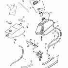 Mini DS 90 2-strokes Fuel tank, oil tank 170-16