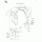 Brute Force 650 4x4i (KVF650-FCS) Flap
