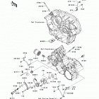 Brute Force 750 4x4i EPS (KVF750-GCF) Масляный и водяной насос. фильтр масленый
