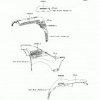 Brute Force 650 4x4i (KVF650-FCS) Decals(blue)(fcf / fcs)