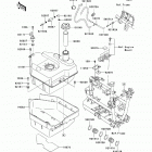Brute Force 750 4x4i EPS (KVF750-GCF) Топливный бак