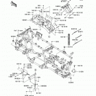 Brute Force 750 4x4i EPS (KVF750-GCF) Рама ,крепежные детали