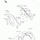 Brute Force 650 4x4i (KVF650-FCS) Боковые обтекатели