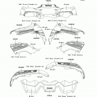 Brute Force 650 4x4 (KVF650-DCF) Decals(black)(dcf / dcs)