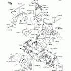 Brute Force 650 4x4i (KVF650-FCS) Рама ,крепежные детали
