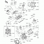 Brute Force 750 4x4i EPS (KVF750-GCF) Головка цилиндра