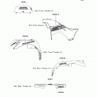 Brute Force 750 4x4i (KVF750-LCF) Наклейки