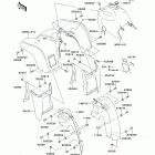 Prairie 360 4X4 (KVF360-ACF) Переднее крыло(ья)