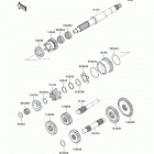 Brute Force 650 4x4i (KVF650-FCS) Трансмиссия