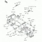 Brute Force 650 4x4i (KVF650-FCS) Крепление двигателя