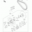 Brute Force 750 4x4i EPS (KVF750-GCF) Вариатор