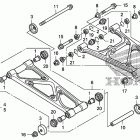 TRX680FA Бугель (задний рычаг)