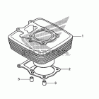 TRX250TM Цилиндр