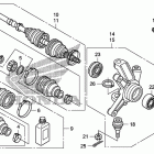TRX680FA Привод колес передний