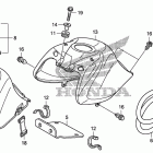 TRX90X Топливный бак