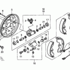 TRX250TM Передний тормоз
