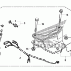 TRX250TM Trailer hitch set