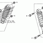 TRX250TM Передние аммортизаторы