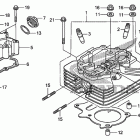 TRX250TM Головка цилиндра