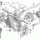 TRX680FA Радиатор