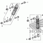 TRX90X Передние аммортизаторы
