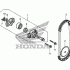 TRX250TM Масляный насос