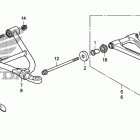 TRX680FA Передний рычаг
