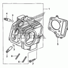 TRX90X Головка цилиндра