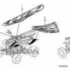 TRX450ER Наклейки