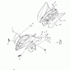 Raptor 350 YFM35RBW Наклейки 1