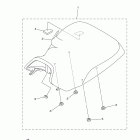 Grizzly 700 EPS Hunter YFM7FGPHB Сидение