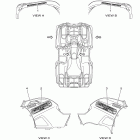 GRIZZLY 700 EPS 4WD SPECIAL EDITION YFM7FGPSEB Наклейки