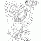 YFZ450 YFZ45BB/YFZ45BW Крышка картера двигателя