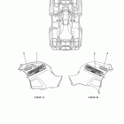 GRIZZLY 550 EPS 4WD HUNTER YFM5FGPHB Наклейки