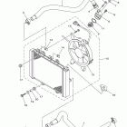 Grizzly 700 EPS Hunter YFM7FGPHB Радиатор и Патрубки