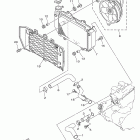 YFZ450 YFZ45BB/YFZ45BW Радиатор и Патрубки
