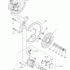 YFZ450 YFZ45BB/YFZ45BW Передний тормозной суппорт