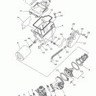YFZ450 YFZ45BB/YFZ45BW Впускная система