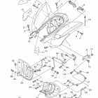 YFZ450 YFZ45BB/YFZ45BW Заднее крыло