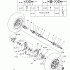 GRIZZLY 450 EPS 4WD YFM45FGPBL Переднее колесо