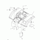 GRIZZLY 450 EPS 4WD HUNTER YFM45FGPHB Заднее крыло