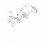 YFZ450 YFZ45BB/YFZ45BW Фонарь задний