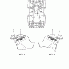 GRIZZLY 550 EPS 4WD HUNTER YFM5FGPHA Наклейки