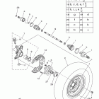 GRIZZLY 700 HUNTER YFM7FGHA Переднее колесо