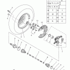 GRIZZLY 700 HUNTER YFM7FGHA Переднее колесо 2