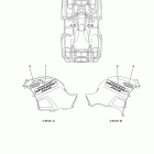 GRIZZLY 700 HUNTER YFM7FGHA Наклейки